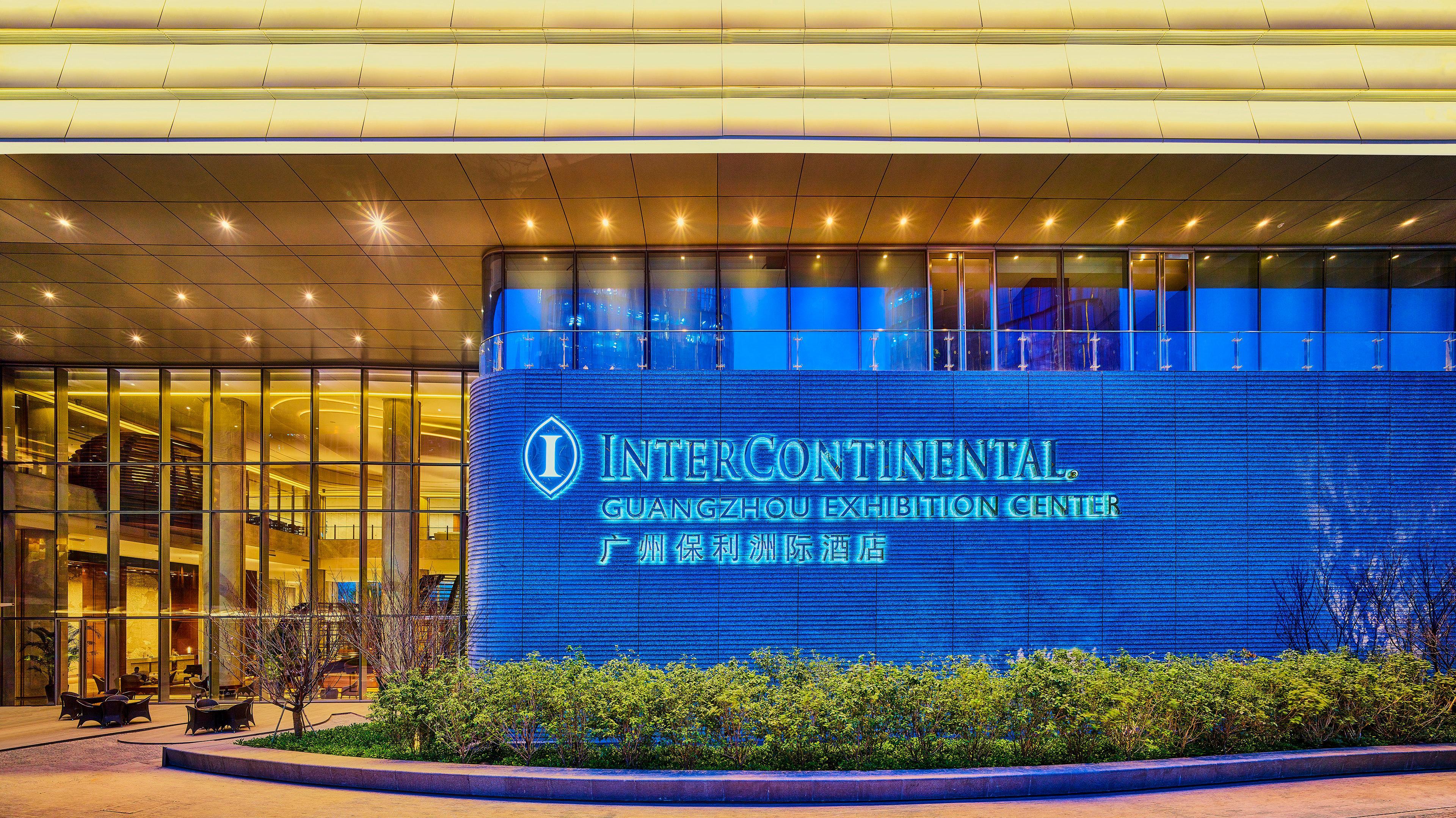 Intercontinental Guangzhou Exhibition Center, An Ihg Hotel - Free Canton Fair Shuttle Bus And Registration Counter Eksteriør billede